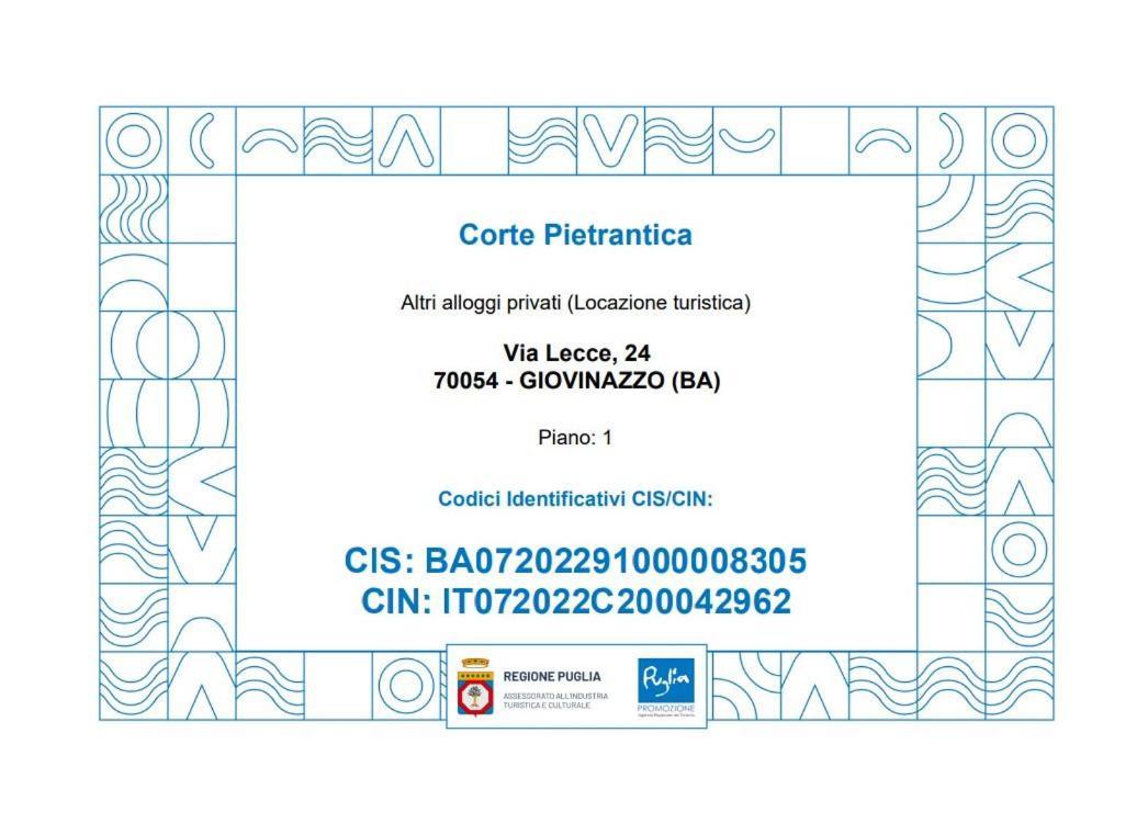 Corte Pietrantica - Charming Rooms & Suites Giovinazzo Cameră foto